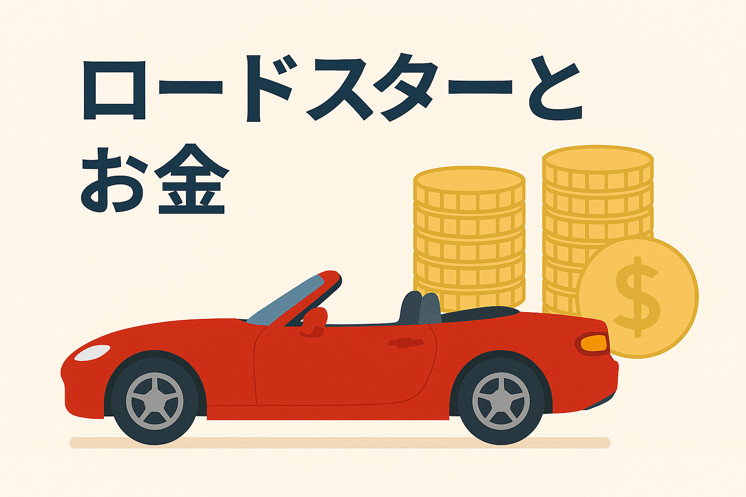 ロードスターとお金